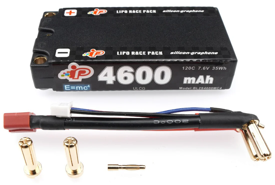 Intellect Accu lipo Shorty Graphene MC4 HV 7.6v 4600mah 120C IP-BL2S4600MC4 - Image 2