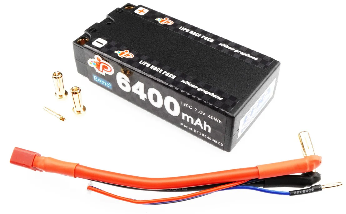 Intellect Accu lipo Shorty Graphene MC3 HV 7.6v 6400mah 120C IP-BT2S6400MC3 - Image 2