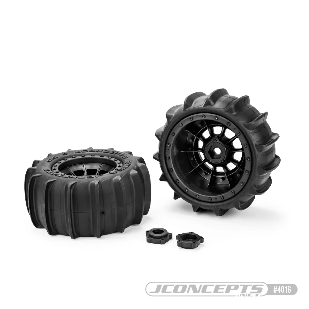 JConcepts Pneus Animals + Jantes Noir (x2) XRT X-Maxx 4016-3994 - Image 2