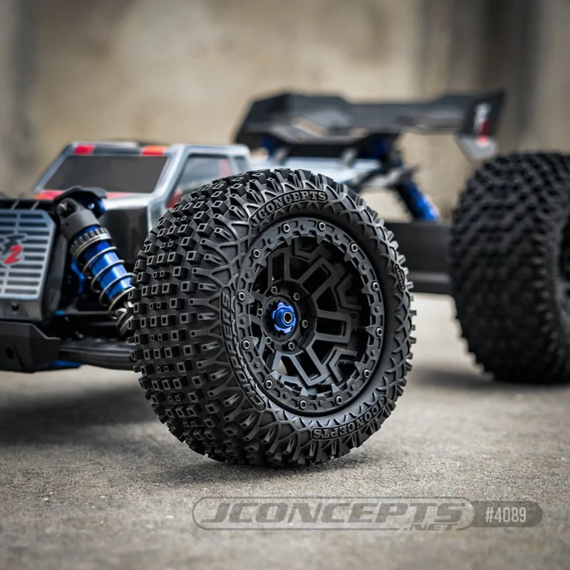 JConcepts Pneus Choppers + Jantes 3.8 (x2) 4089-39912 - Image 2