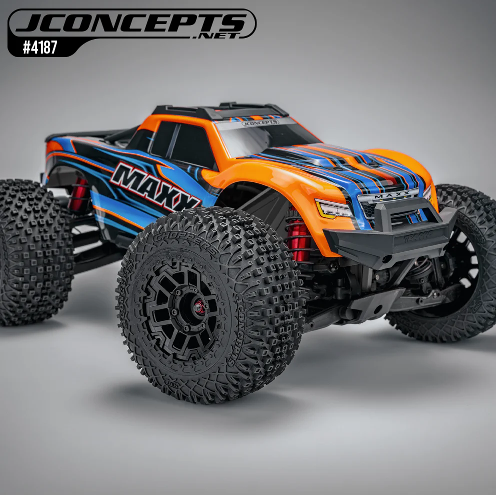 JConcepts Pneus Choppers + Jantes Noir (x2) Maxx et Kraton 4S 4187-39812 - Image 3
