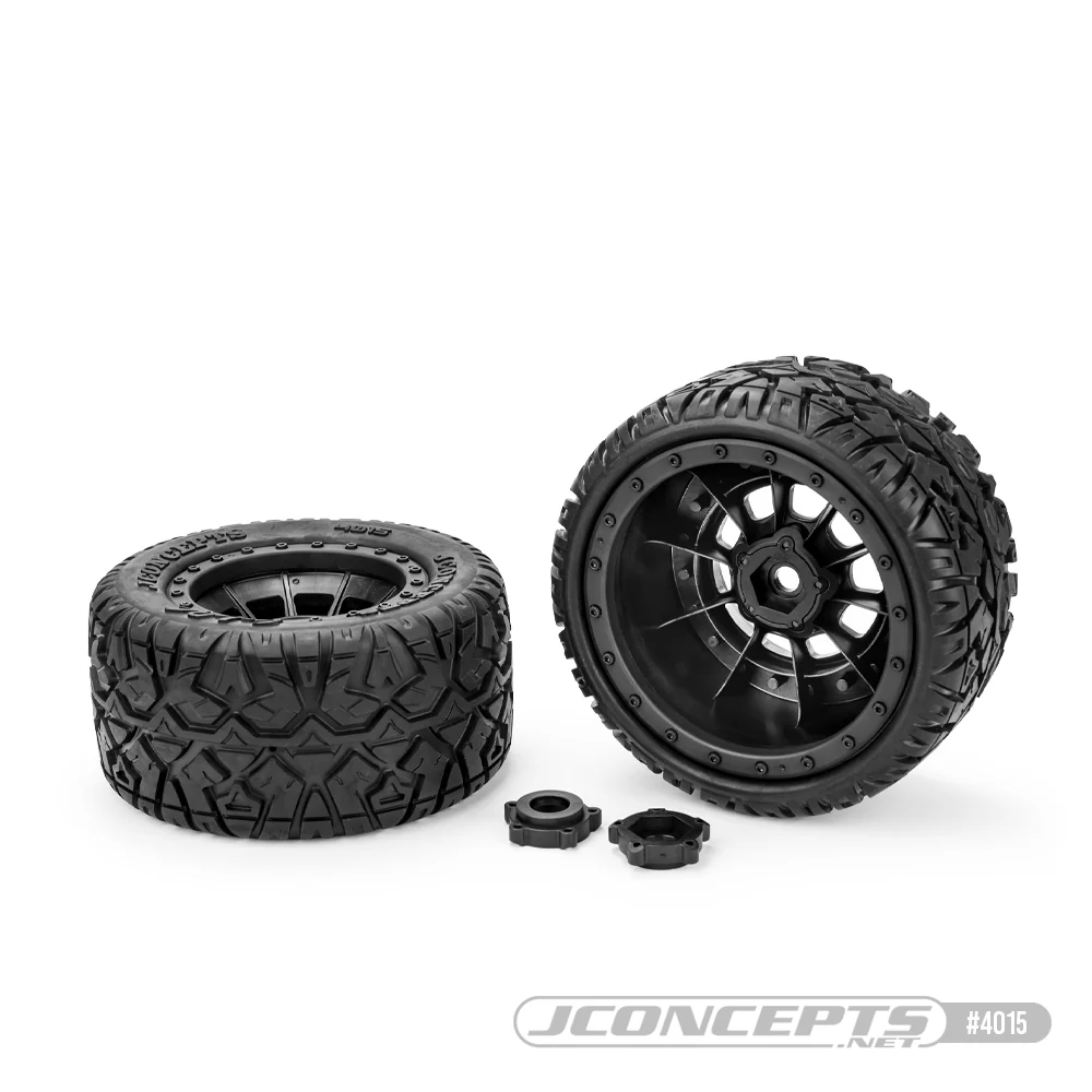 JConcepts Pneus G-Locs + Jantes Noir (x2) XRT X-Maxx 4015-3994 - Image 2