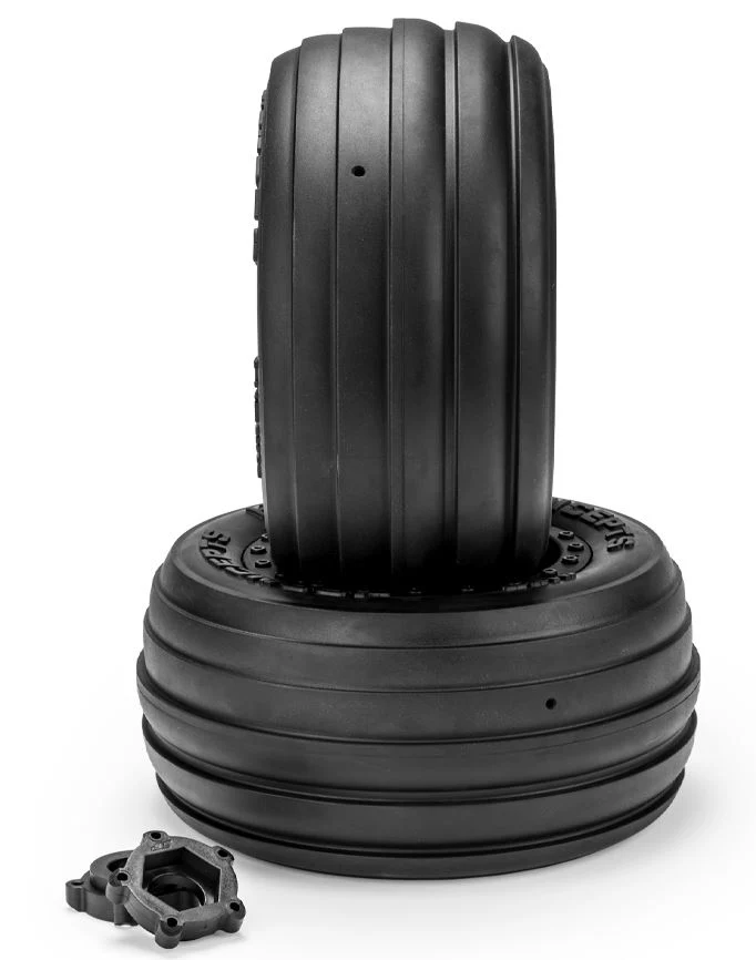 JConcepts Pneus Hawk + Jantes Noir (x2) XRT X-Maxx 4135-3994 - Image 2