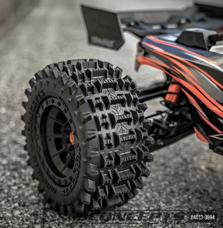 JConcepts Pneus Magmas + Jantes Noir (x2) XRT X-Maxx 4013-3994 - Image 4