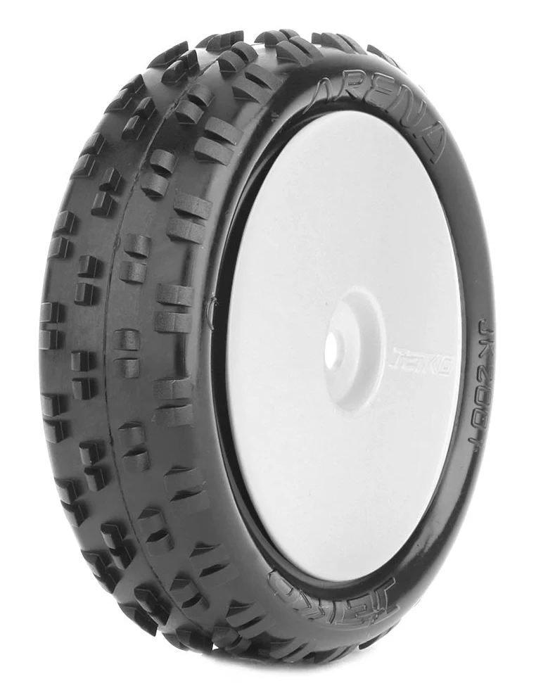 Jetko Pneus monté Arena Avant 4WD EOS Jaune + Jantes (x2) JK2001EGW
