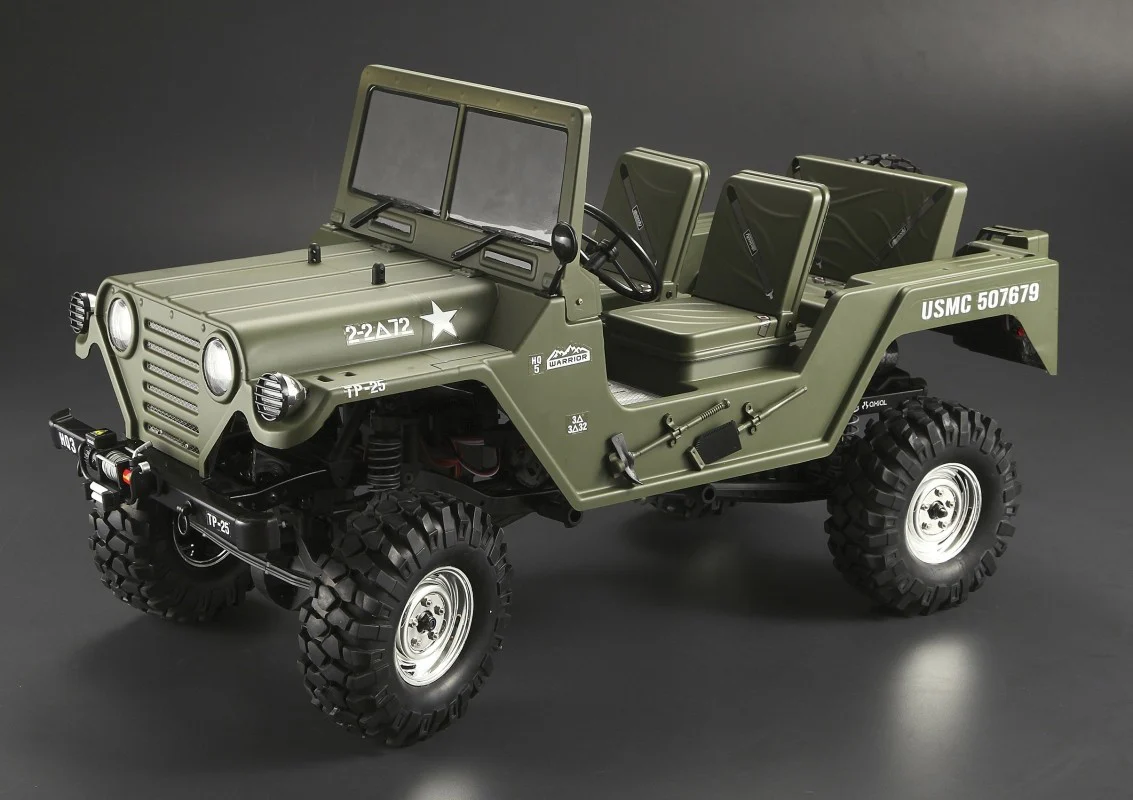 Killer Body Carrosserie Crawler 1/10" Warrior WHITE RTU KB48445 - Image 2