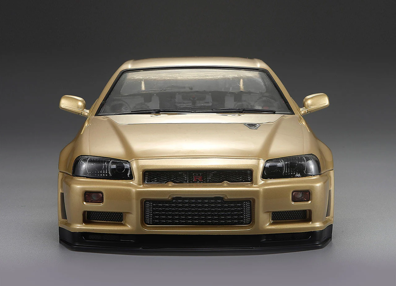 Killer Body Carrosserie Nissan Skyline R34 Gold RTU KB48645 - Image 3