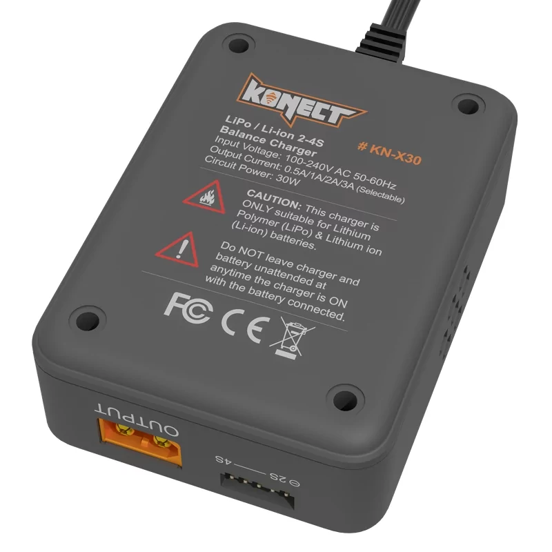 Konect Chargeur X30 Lipo 2S-4S KN-X30 - Image 3
