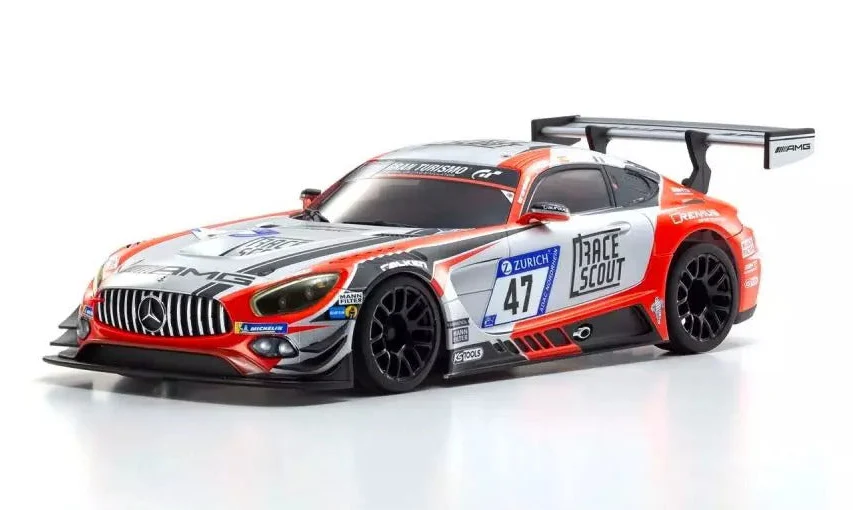 Kyosho Mini-Z RWD MR04 Mercedes AMG GT3 24H NBG18 No.47 + KT531P RTR 32367FRS - Image 2