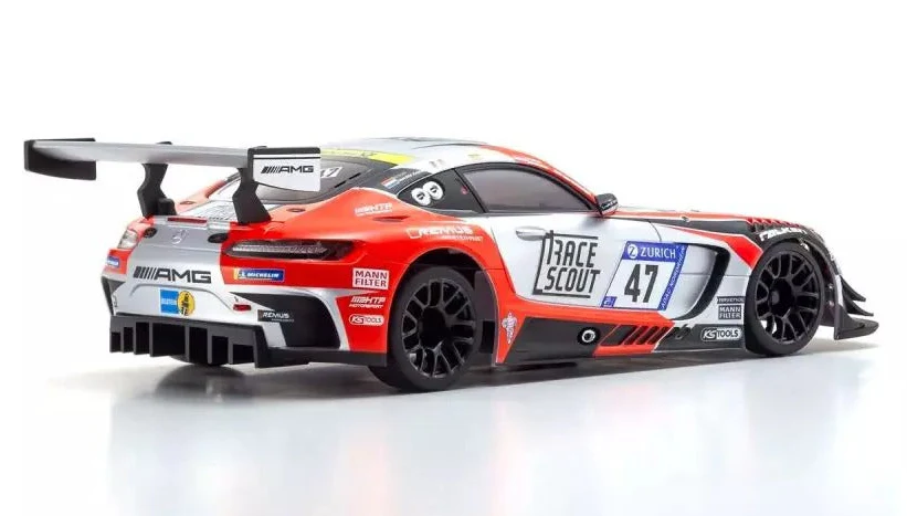 Kyosho Mini-Z RWD MR04 Mercedes AMG GT3 24H NBG18 No.47 + KT531P RTR 32367FRS - Image 3