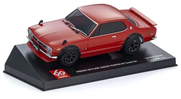 Kyosho AutoScale Mini-Z Nissan Skyline 2000 GTR KPCG10 Rouge 60th Anniversary (MA020) MZP466R60 - Image 3