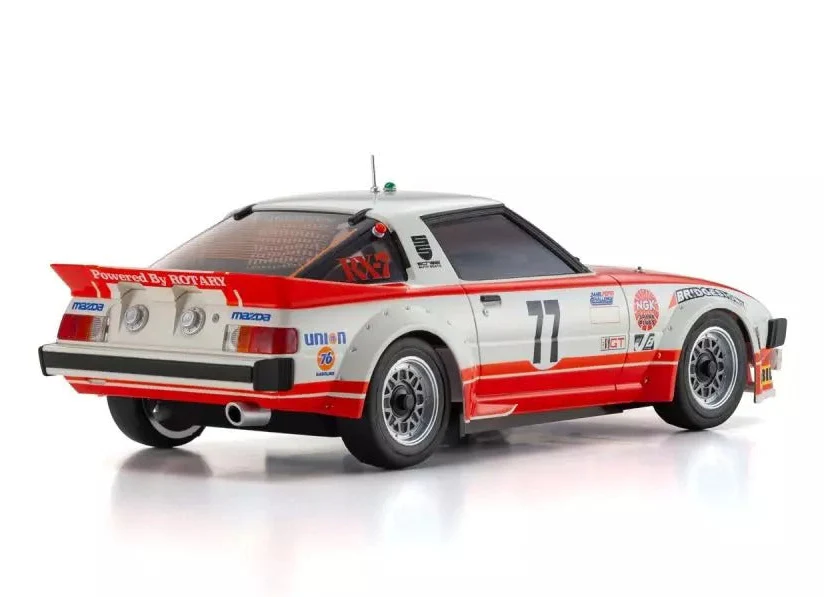 Kyosho AutoScale Mini-Z RWD Mazda Savanna RX-7 Daytona'79 No.77 (N-MM2) MZP161R - Image 2