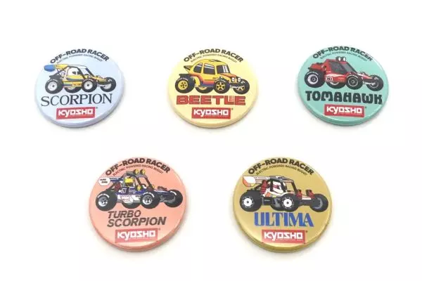 Kyosho Badge Vintage Buggy 2WD (5Pcs) 87525