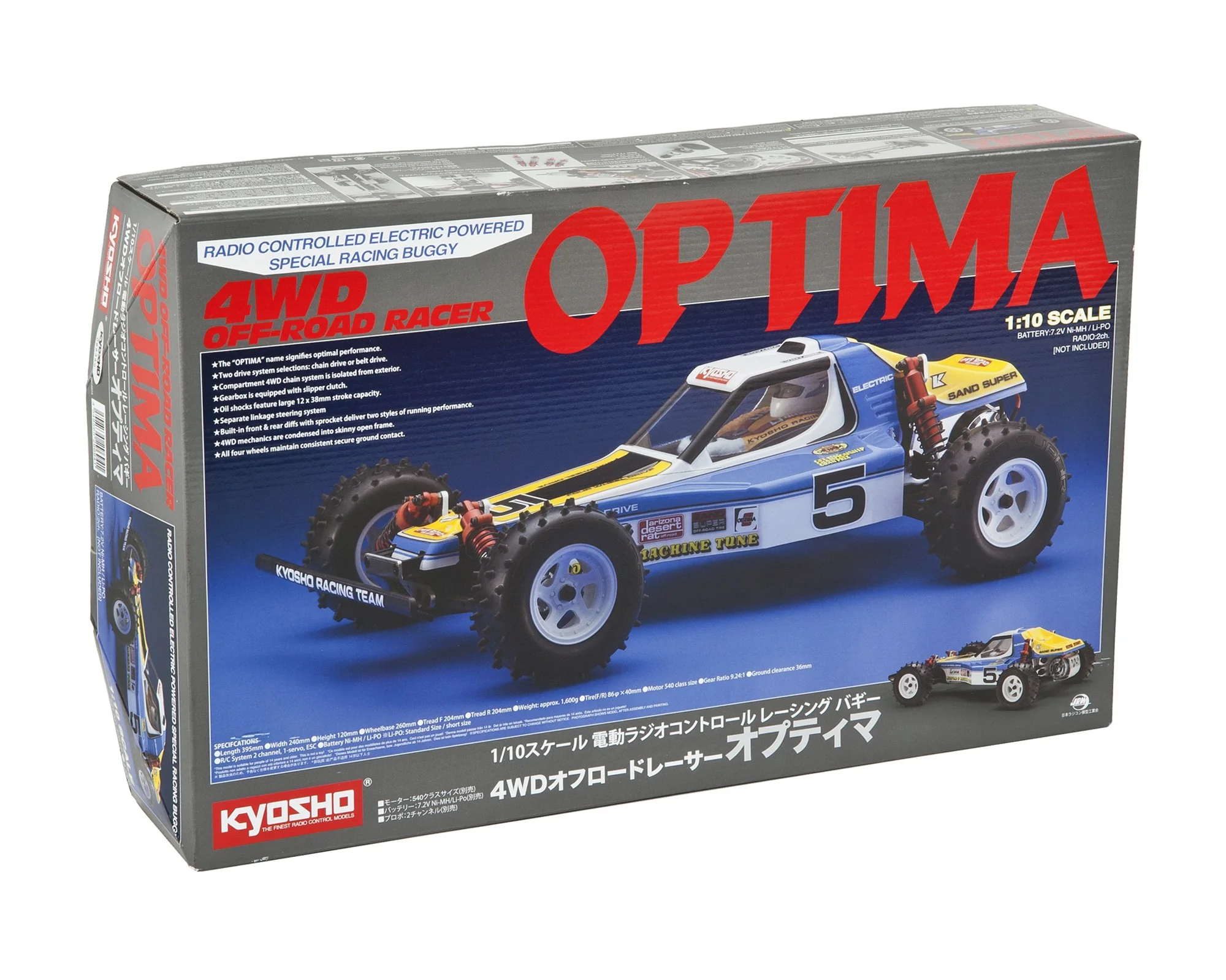 Kyosho Buggy Optima Legendary Series 4wd KIT 30617C - Image 6