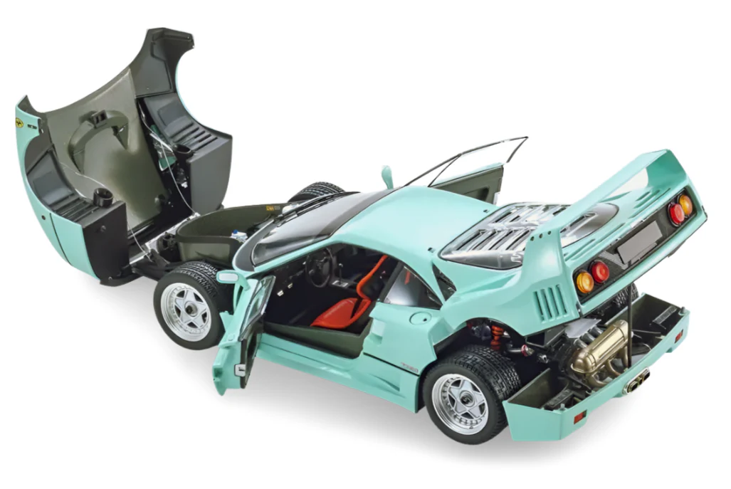 Kyosho Diecast Ferrari F40 Vert Mint 1987 1/18 KS08416MG - Image 5
