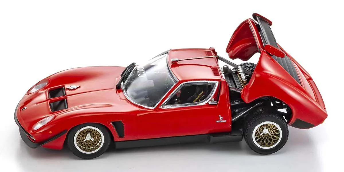 Kyosho Diecast Lamborghini Miura SVR 1970 Rouge1/43 KS03203R - Image 11