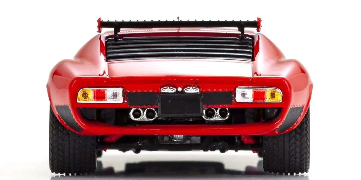 Kyosho Diecast Lamborghini Miura SVR 1970 Rouge1/43 KS03203R - Image 5