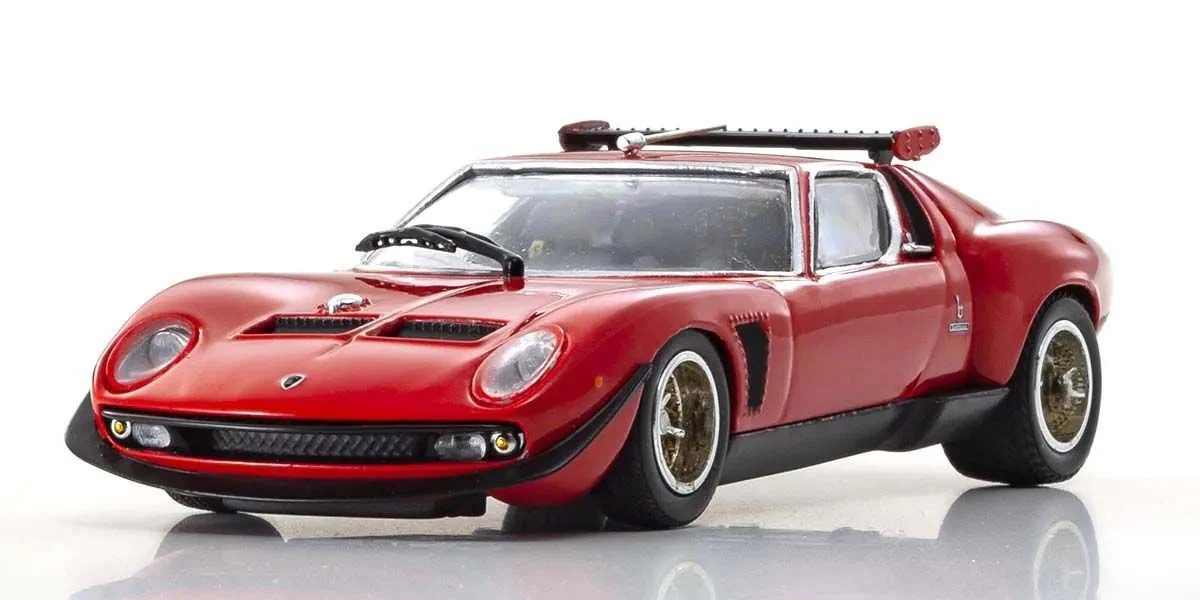 Kyosho Diecast Lamborghini Miura SVR 1970 Rouge1/43 KS03203R - Image 6