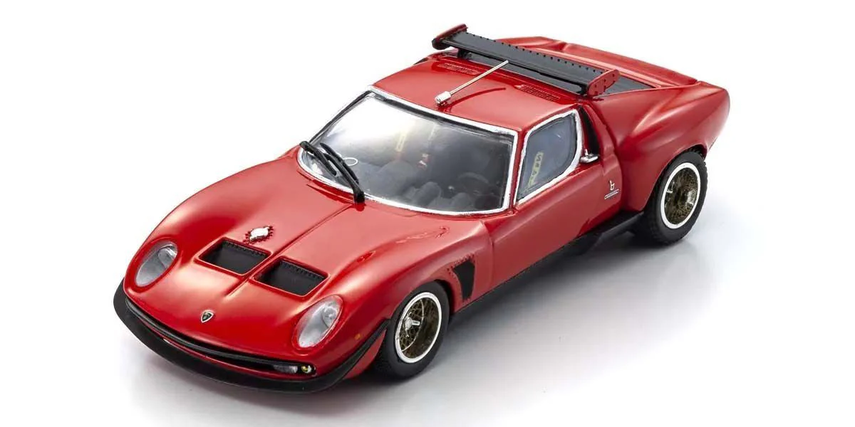 Kyosho Diecast Lamborghini Miura SVR 1970 Rouge1/43 KS03203R - Image 8