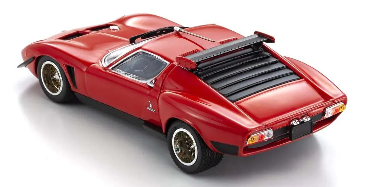 Kyosho Diecast Lamborghini Miura SVR 1970 Rouge1/43 KS03203R - Image 9