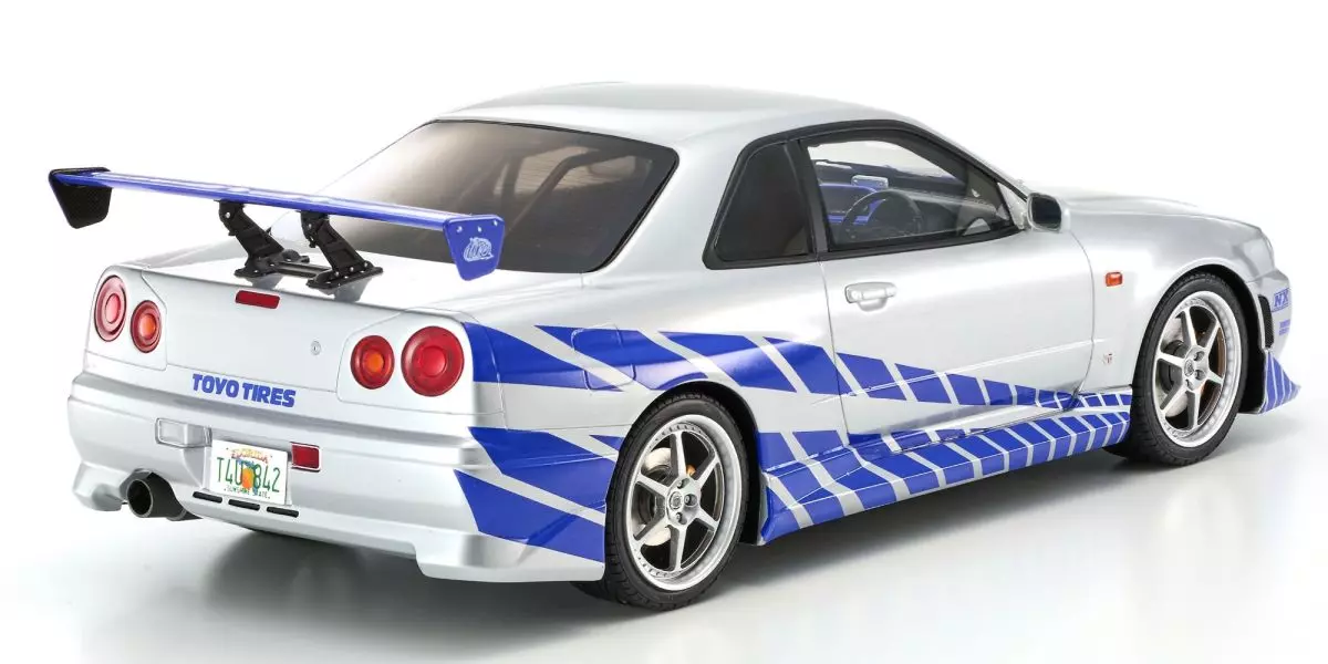 Kyosho Diecast Nissan Skyline R34 GT-R 2001 Fast & Furious 1/12 KSR12007A - Image 2