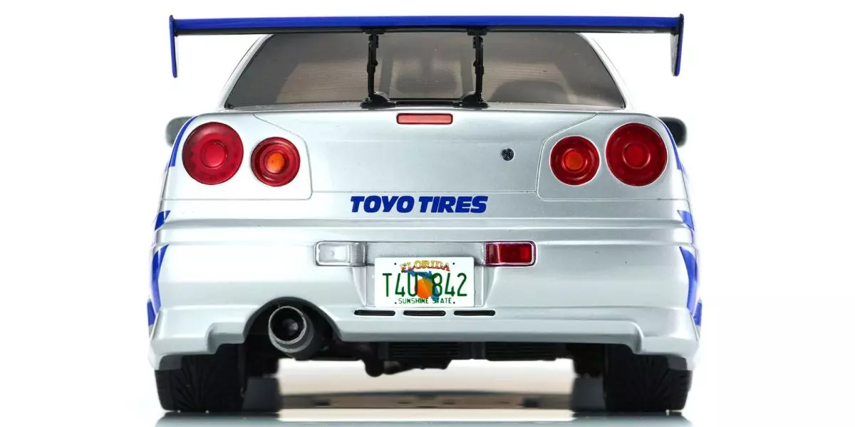 Kyosho Diecast Nissan Skyline R34 GT-R 2001 Fast & Furious 1/12 KSR12007A - Image 5