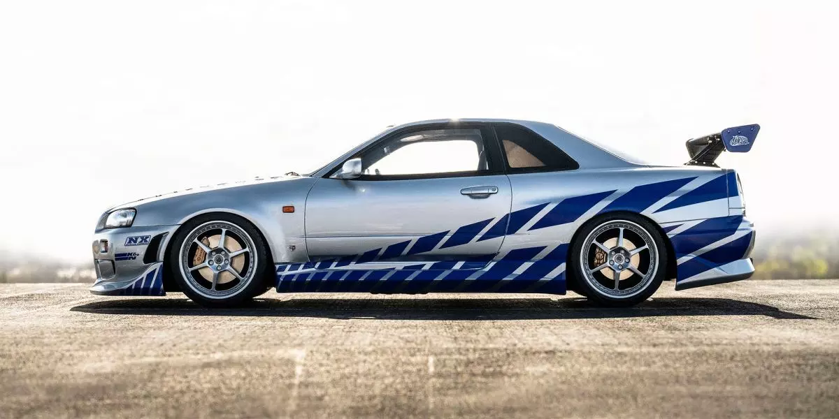 Kyosho Diecast Nissan Skyline R34 GT-R 2001 Fast & Furious 1/12 KSR12007A - Image 7