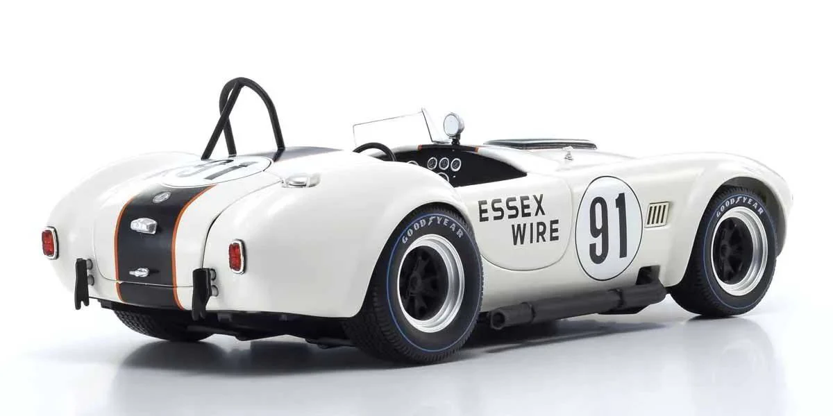 Kyosho Diecast Shelby Cobra 427 S/C Essex Wire Bridgehampton 1965 Nr.91 1/18 KS08047EW - Image 2