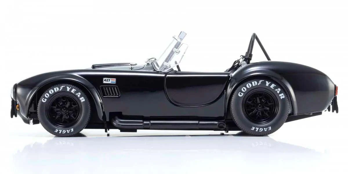 Kyosho Diecast Shelby Cobra 427 S/C Spider 1962 Noire 1/18 KS08047BK - Image 3