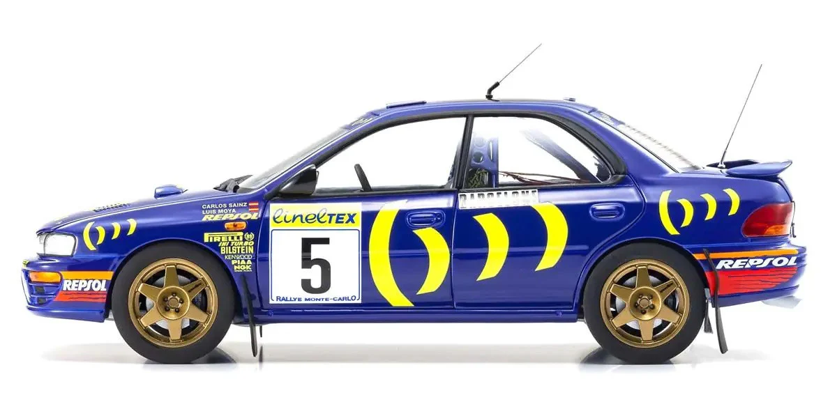 Kyosho Diecast Subaru Impreza 1995 Monte Carlo 1/18 KS08962B - Image 3