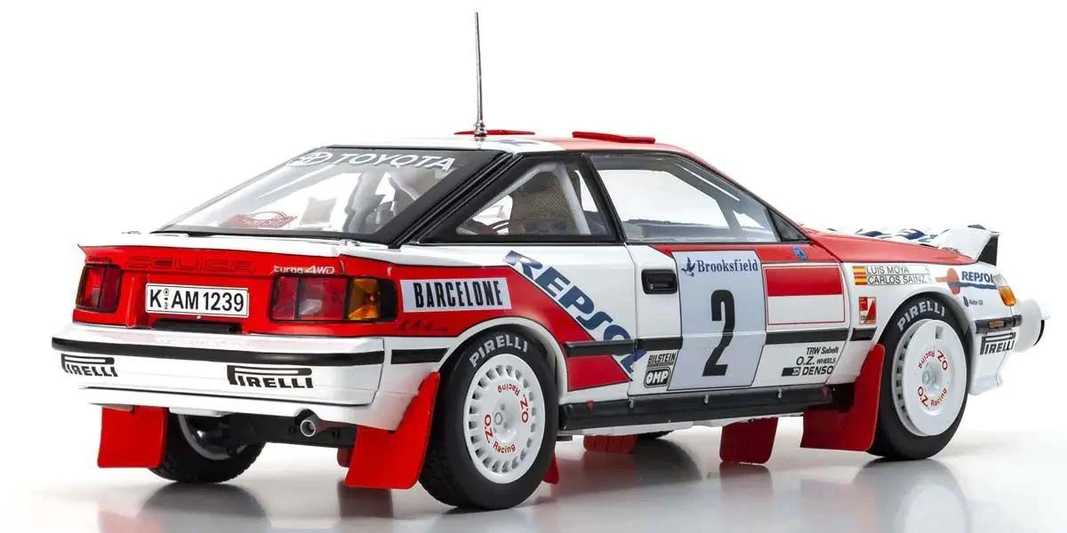 Kyosho Diecast Toyota Celica GT-Four C.Sainz Monte Carlo 1991 Nr.2 1/18 KS08961B - Image 2