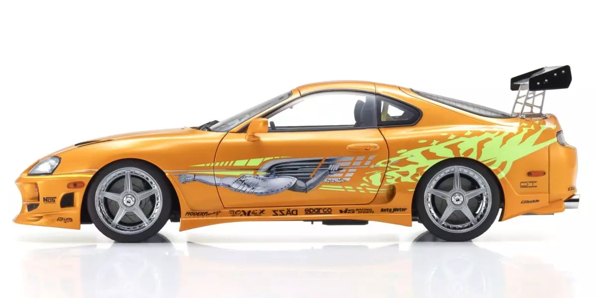 Kyosho Diecast Toyota Supra Fast & Furious 1/18 KS08975FF - Image 3
