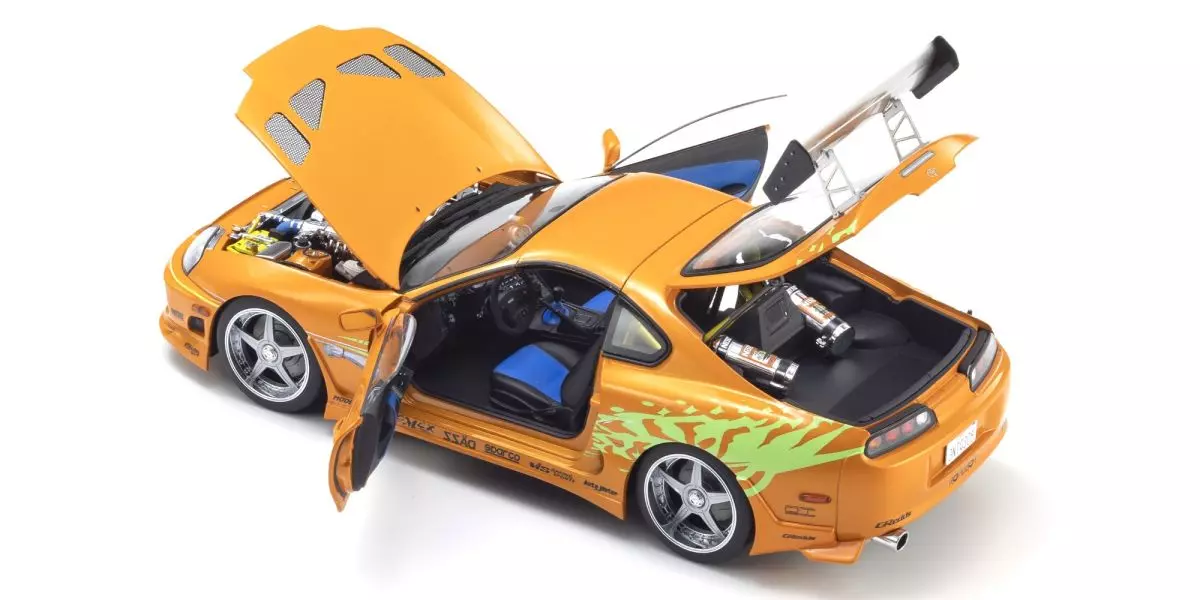 Kyosho Diecast Toyota Supra Fast & Furious 1/18 KS08975FF - Image 4
