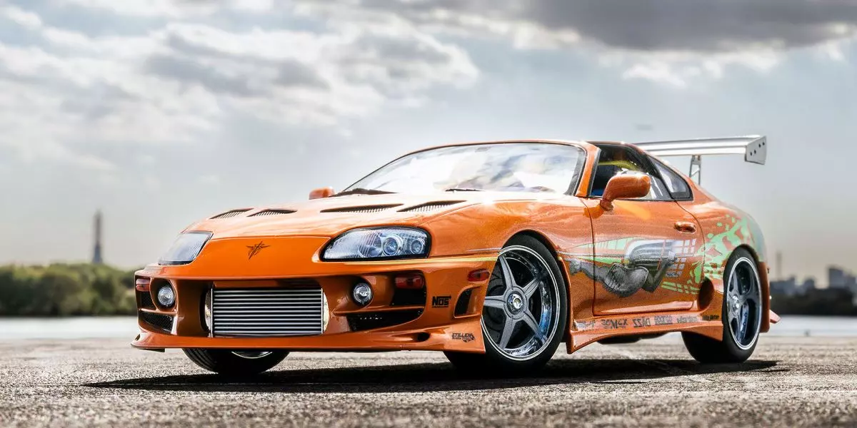 Kyosho Diecast Toyota Supra Fast & Furious 1/18 KS08975FF - Image 6