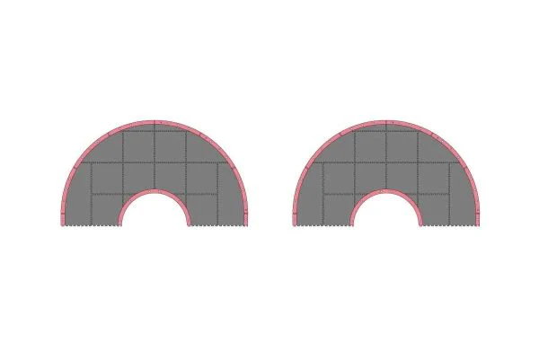 Kyosho Extension Oval Circuit Mini-Z Grand Prix 50 Urethane (32pcs) 87053-04B - Image 2