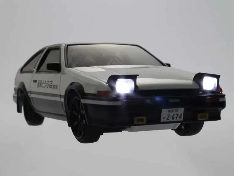 Kyosho First Mini-Z RWD Initial-D Toyota Sprinter Trueno AE86 RTR 66601A - Image 5