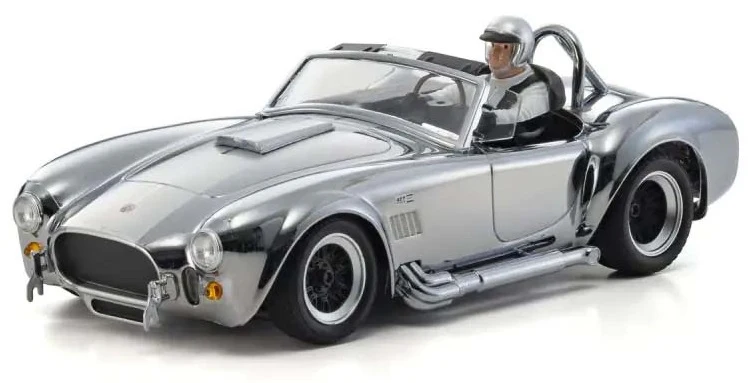 Kyosho First Mini-Z RWD Shelby Cobra 427 S/C 1960 Chrome 66610C - Image 4