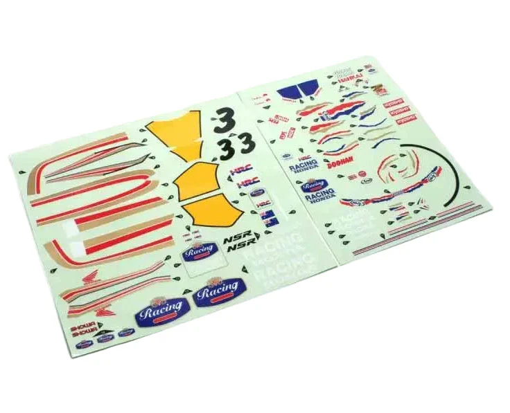 Kyosho Kit stickers Honda NSR 500 Hanging On Racer GPD102B