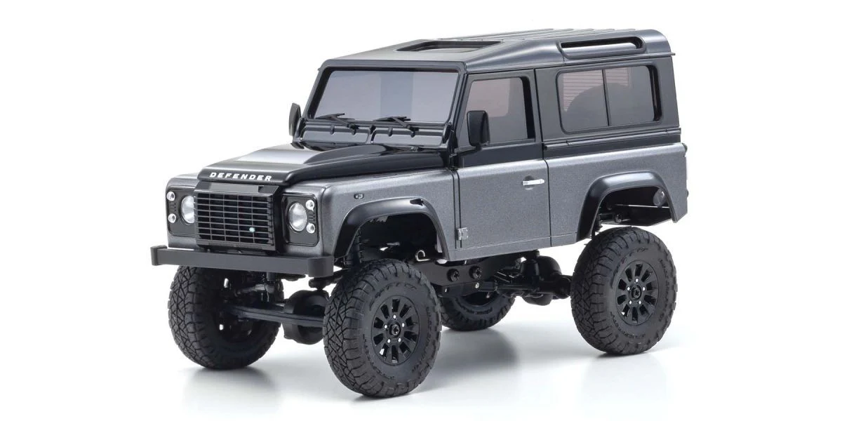 Kyosho Mini-Z 4X4 MX-01 Land-Rover Defender Autobiography G-BK RTR 32526GM - Image 3