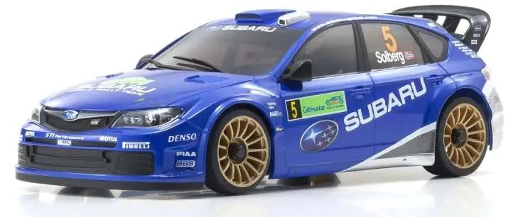 Kyosho Mini-Z AWD Subaru Impreza WRC 2008 Bleu + KT531P RTR 32657WR - Image 2