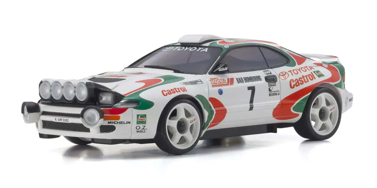 Kyosho Mini-Z AWD Toyota Celica Turbo 4WD No.7 WRC 1993 + KT531P RTR 32649JK - Image 2