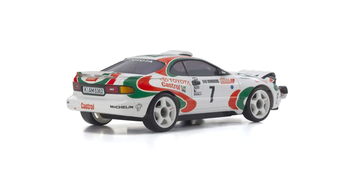 Kyosho Mini-Z AWD Toyota Celica Turbo 4WD No.7 WRC 1993 + KT531P RTR 32649JK - Image 3