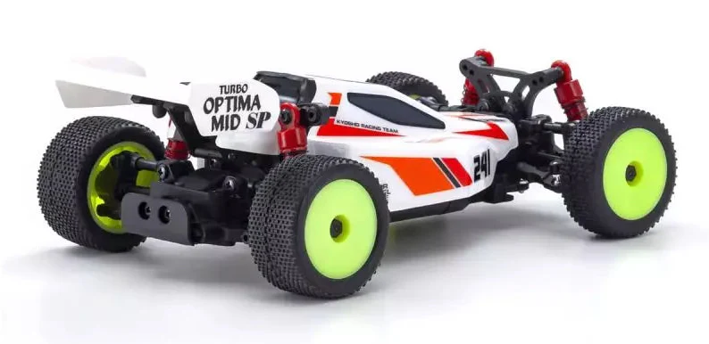 Kyosho Mini-Z Buggy MB-010 4WD Turbo Optima Mid Special Blanc RTR 32096W - Image 3