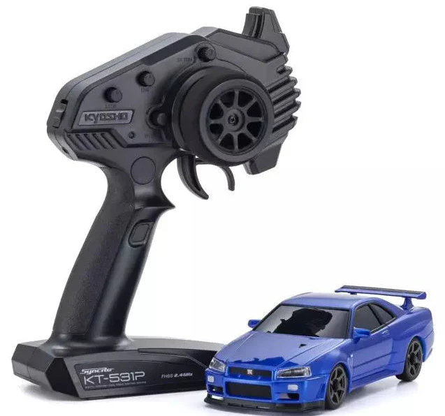 Kyosho Mini-Z MA-020 AWD Nissan Skyline GT-R R34 V.spec II + KT531P RTR 32658