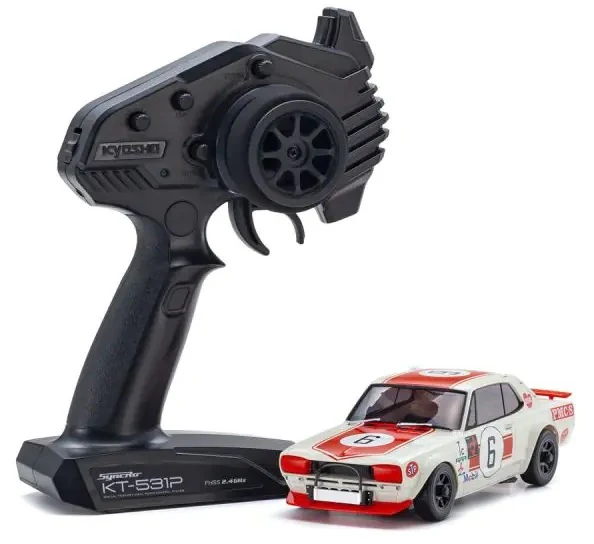 Kyosho Mini-Z MA-020 AWD Skyline 2000GT-R KPGC10 Racing'72 + KT531P RTR 32643 - Image 4
