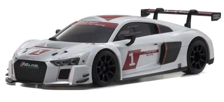 Kyosho Mini-Z RWD MR04 Audi R8 LMS 2015 Blanche + KT531P RTR 32357AS - Image 2