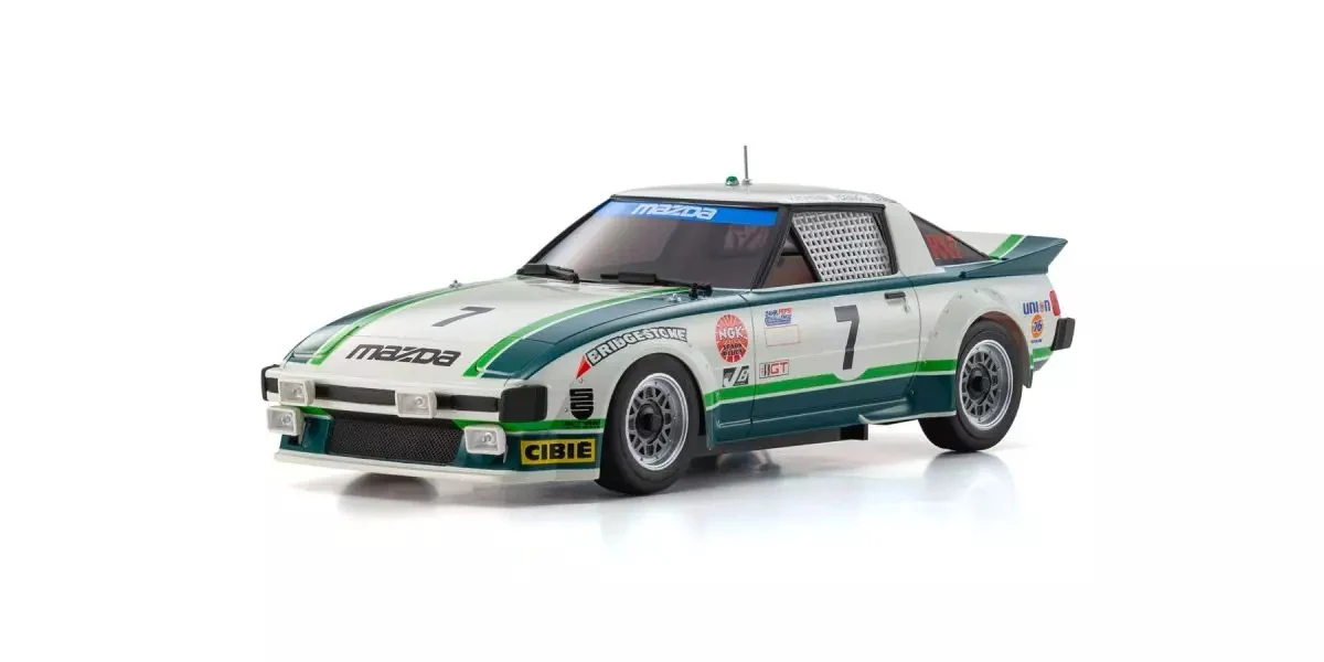 Kyosho Mini-Z RWD MR04 Mazda Savanna RX-7 Daytona'79 No.7 + KT531P RTR 32365GR - Image 2