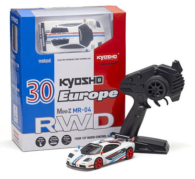 Kyosho Mini-Z RWD MR04 McLaren F1 GTR 30th Anniversaire + KT531P RTR 32372KE - Image 2