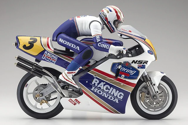 Kyosho Moto Hanging On Racer Honda NSR500 1991 Kit 34932B - Image 3