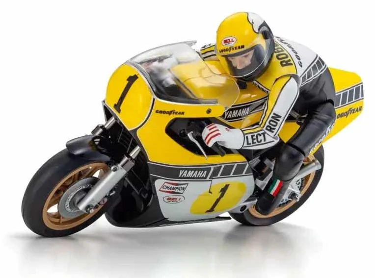 Kyosho Moto Hanging On Racer Yamaha YZR500 1978 Kit 34936B - Image 4